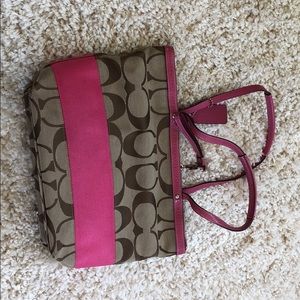 Coach signature purse